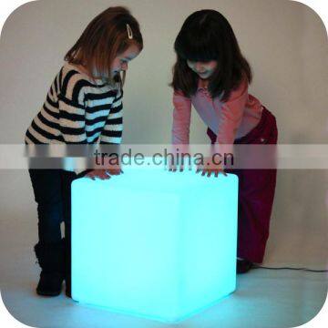 Glowing Light Cube Seat/ Led Cube Seat Lighting/ Illuminated Led Cube Lamp photo-3