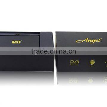 2016 New Powerful Andriod Combo DVB-S2+T2+Cable V8 Angel Satellite Receiver Built In Bluetooth and WiFi Support IPTV & VOD STB photo-6