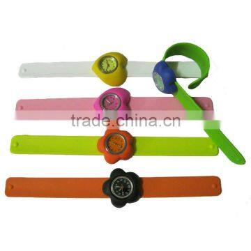 Fashion Silicone slap watch