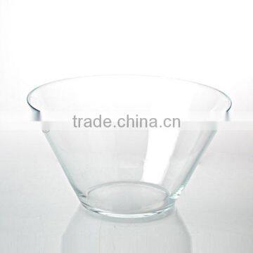 high quality salad serving glass bowl 30cm