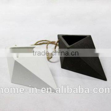 Home Decorative Custom Hanging Concrete Plant Pot Cement Flower Pot photo-3