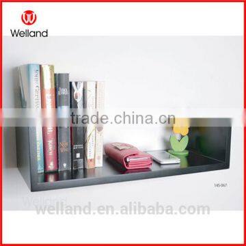 Display floating u shape wall shelf