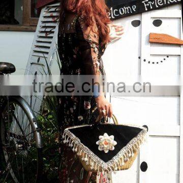 Straw Beach Bag/ Woven Beach Bag/Beach Tote Bag for Summer 2017 photo-3