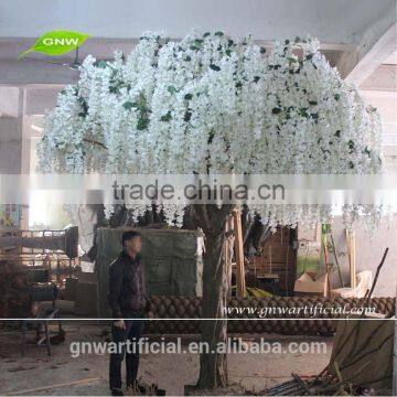 BTR150 GNW 9ft White Artificial Decorative Tree Branches With Big Artificial Magnolia Flower for Wedding Decoration photo-4