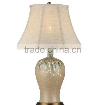 BISINI Luxury Antique Firework Pattern Ceramic Lamp