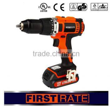 First rate high quality 10mm 13mm li-ion 18V swiss military cordless drill