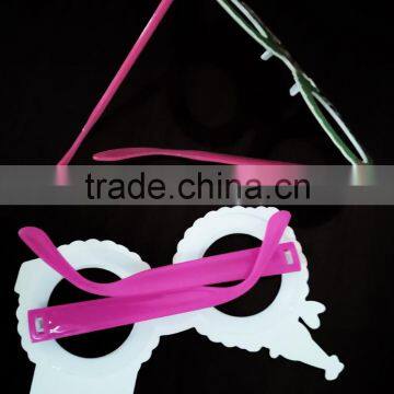 Halloween Party Safety Plastic Paper Handmade Fancy Funny Toy Fake Lensless Kids Childreen Glasses photo-3
