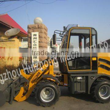 0.8ton mini compact zl08 wheel loader