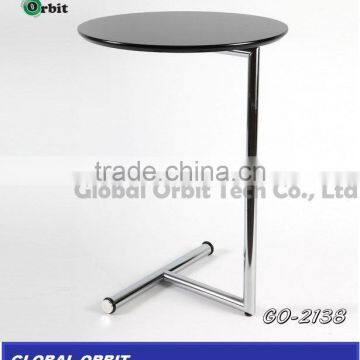 Modern stainless steel round table design