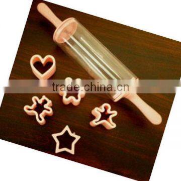 RP-2690 Plastic Rolling Pin With Cutter photo-2