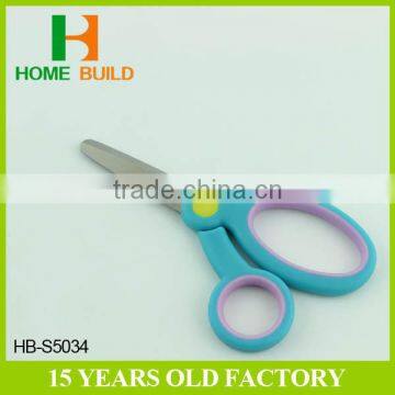 Factory Price HB-S5034 Student Scissors School Scissors Rubber Hand Scissors photo-5