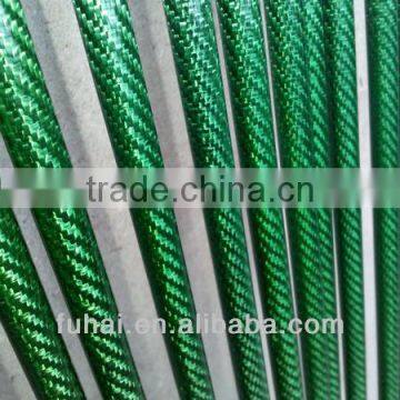 3K green twill woven carbon fiber tubing