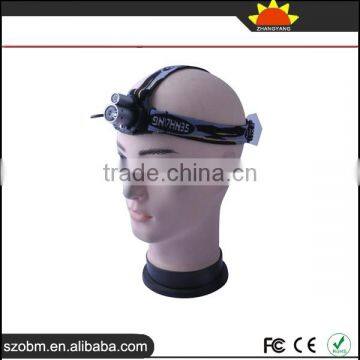 SENHANS SH-6625 Superbright Plastic LED Headlamp, 2*LED 120 Lumens Portable LED Headlamp With Headlight Bag photo-2