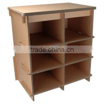 Reinforcement Corrugated Cardboard Display Stand Hacomo Corrugated Cardboard Furniture With Made With Paper Made in Japan photo-2