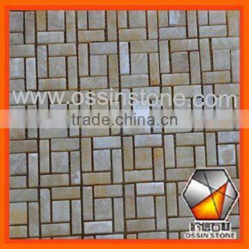 Yellow Jade Marble Mosaic