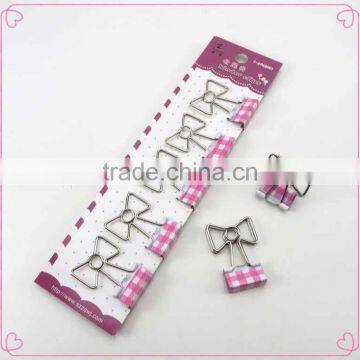 New style colorful printing OEM design metal binding clips