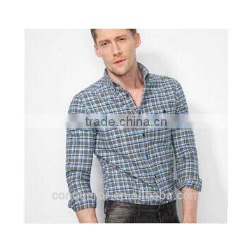Men's High-grade Pure Cotton Plaid Shirt BSRT0070
