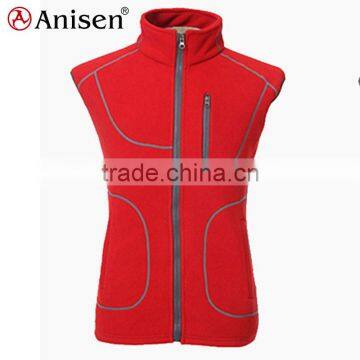 chinese factory windbreaker custom zipper fishing men vest