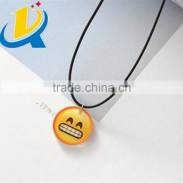 Best Sale Whatsapp Emoji Black Choker Necklace for Decoration photo-3
