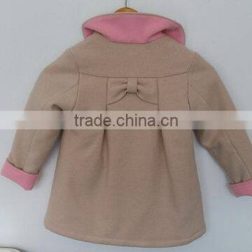 Baby Girl Cute Wool Over Coat for Winter photo-2