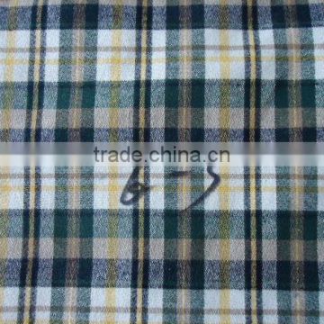 New fashion cotton flannel check fabric V304