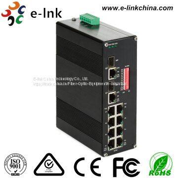 Hardened Unmanaged 8-port 10/100Base-TX (PoE) + 2-port 10/100/1000Base-TX/SFP Combo Ethernet Switch photo-5