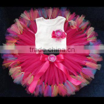 childrens boutique clothing baby girls tutu skirts fabric sash details ribbon lace red flower girl skirts