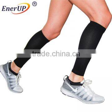 black calf leg compression sleeve brace