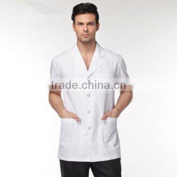 Short Sleeve White Blouse Nurse Uniform White Hospital Scrub Tops