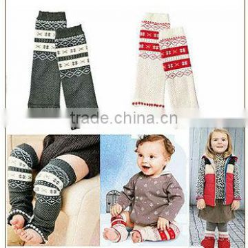 Pretty style cute knitted leg warmers for baby girl