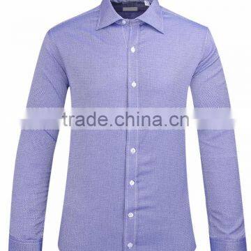 2017 Lastest Style Men Office Long Sleeves Shirts Solid Color photo-3