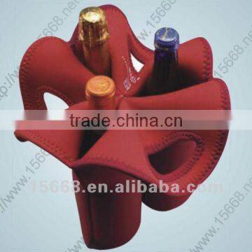 GR-B0137 good quality neoprene bottle sleeve with handle