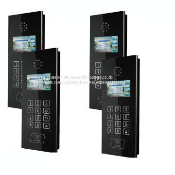 MS302C+MS100C 10 Inch IP Based Video Doorphone System Apartment Building Intercom System photo-2