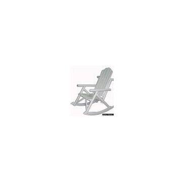 solid wood rocking chair