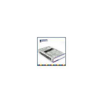Dust jacket 200 gsm coated art paper portrait perfect bound book printing service