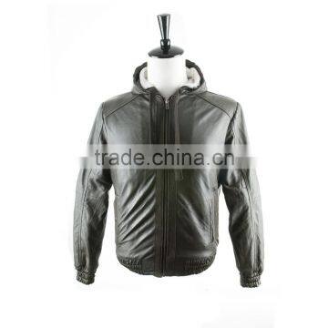 Leather Jacket With Fur Lining photo-6