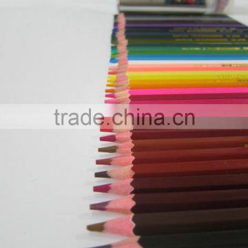 7'' 48pcs water color pencils with iron drum wooden gift