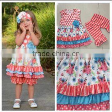 Conice Remake Summer Cotton Wholesale Children Boutique Outfit photo-2