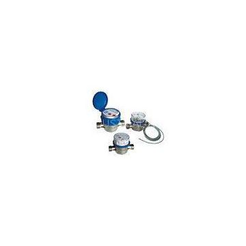 Residential Single Jet Water Meter , Plused Water Meter