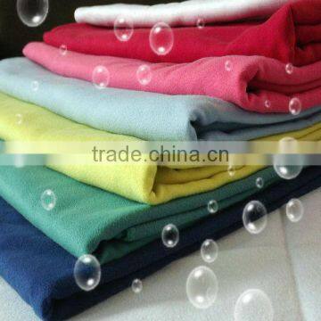 super soft and absorbent personalized microfiber fabric for bath towel wholesale