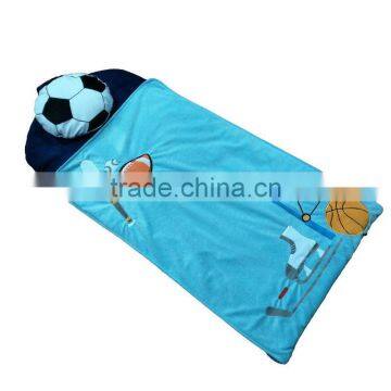 Velboa Baby Embroidery All Over Blanket 4 in 1 School Sleep Mat Pillow Blanket Cover Mat 3 in 1 Nap Mat photo-3