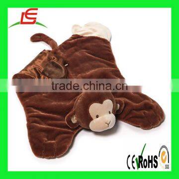 C019 Hot selling high quality stuffed animal soft plush baby blanket