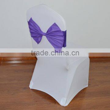 Beautiful elastic wedding chair bow for sale