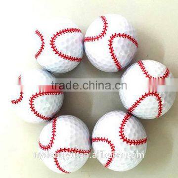 baseball shape sports golf ball / jg creative basketball rugby golf gift ball/6 designs golfballs