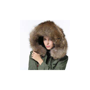 2016 New Fashion Good Quality Faux Fur Lining Women Winter Jacket photo-3