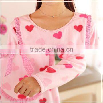 100%cotton Plus Size Ladies Winter Nightwear photo-4