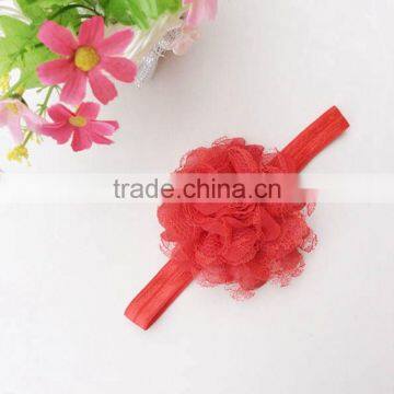 Latest Arrival trendy style chiffon flower baby headband on sale