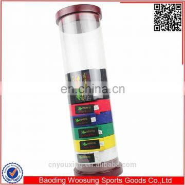 Brand New 10 Level Martial Arts Belt Display Cylinder Karate TKD Judo