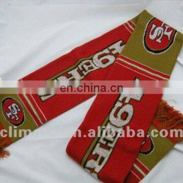 Football fans scarf with Logo