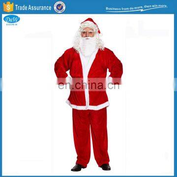 Plush Santa Claus Suit Santa Father Christmas Xmas Party Costume photo-1